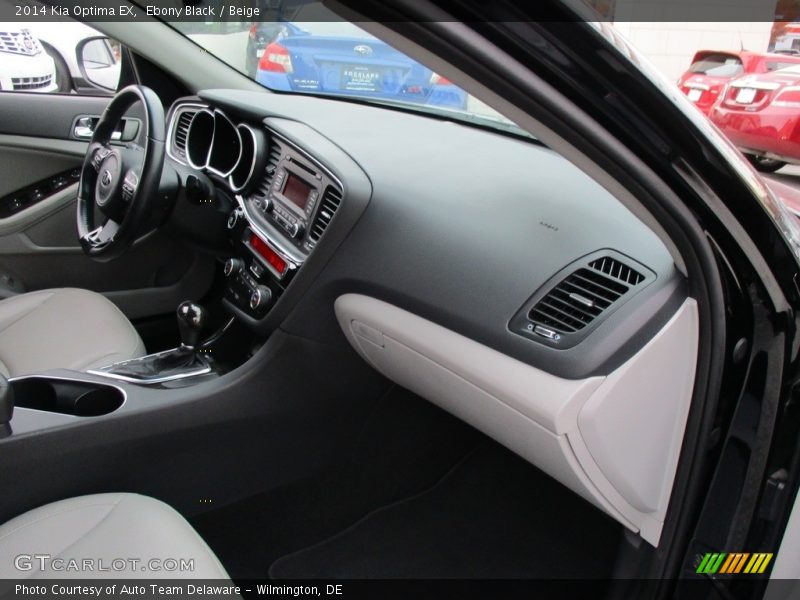 Ebony Black / Beige 2014 Kia Optima EX