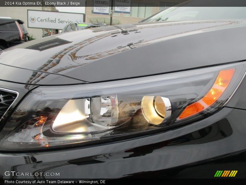 Ebony Black / Beige 2014 Kia Optima EX