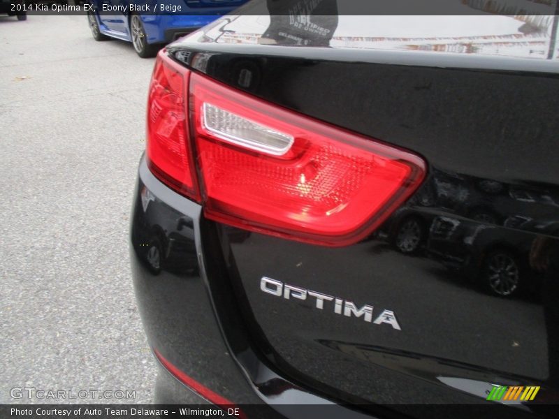 Ebony Black / Beige 2014 Kia Optima EX