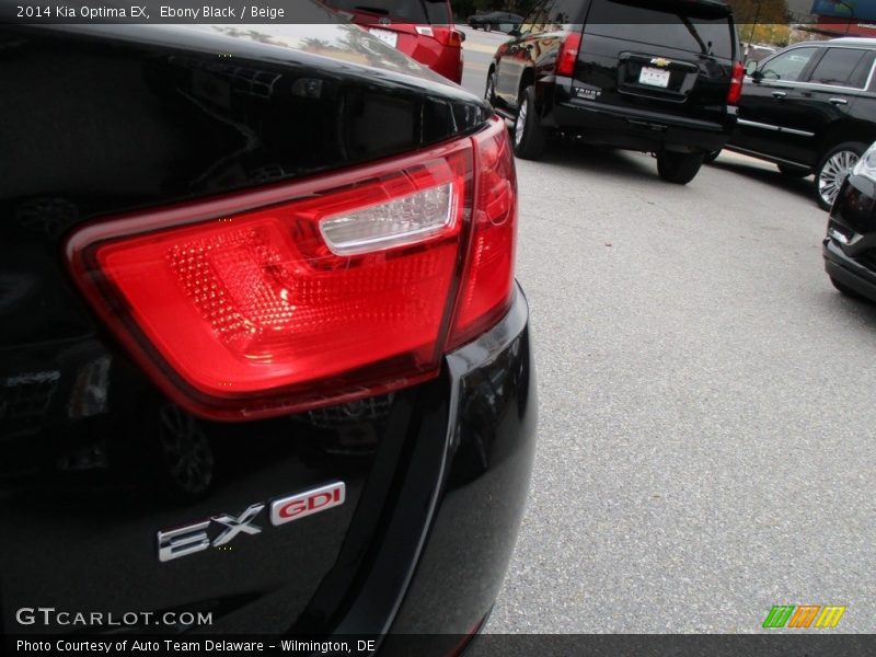 Ebony Black / Beige 2014 Kia Optima EX