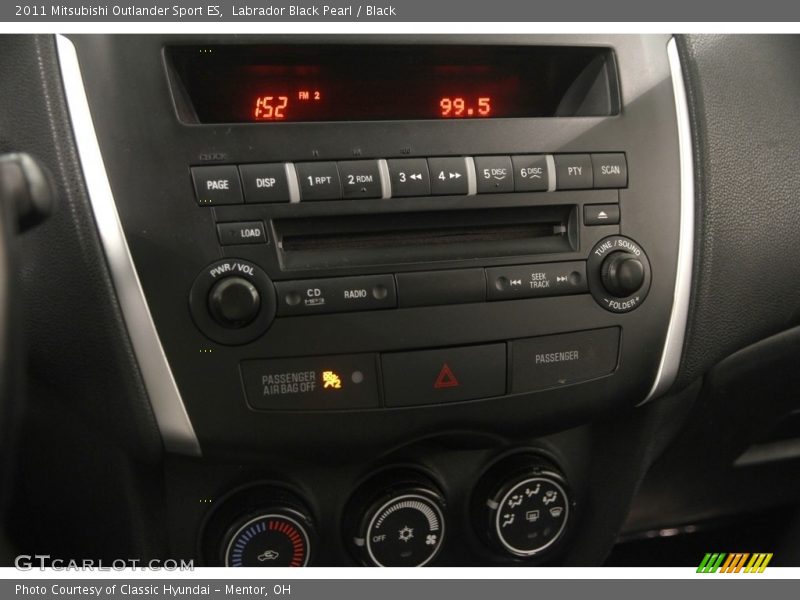 Labrador Black Pearl / Black 2011 Mitsubishi Outlander Sport ES