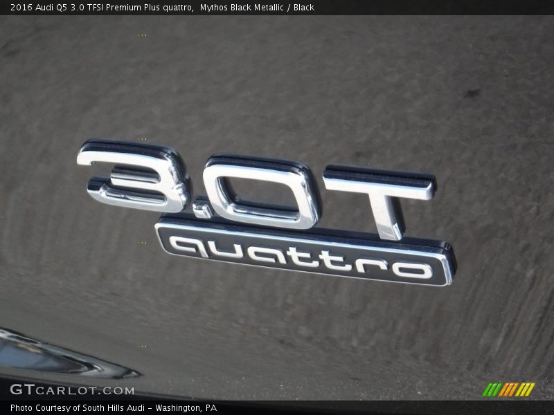 Mythos Black Metallic / Black 2016 Audi Q5 3.0 TFSI Premium Plus quattro