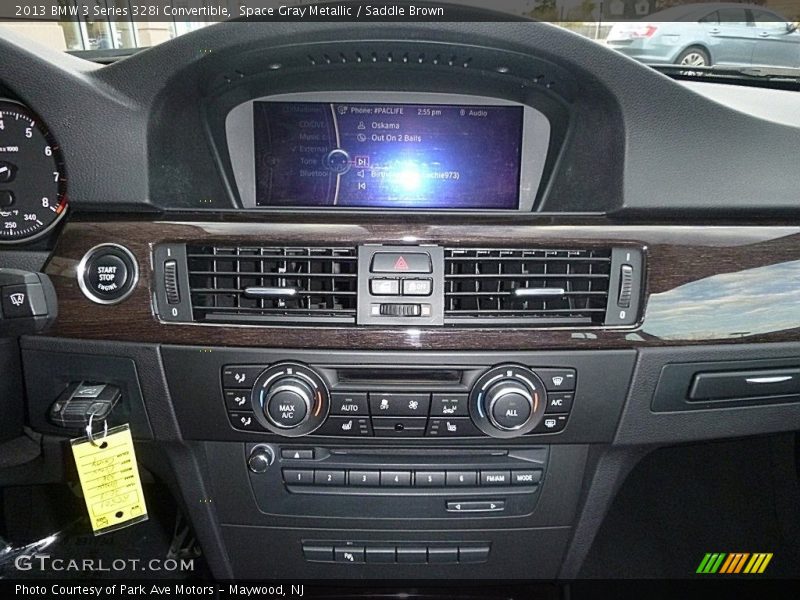 Space Gray Metallic / Saddle Brown 2013 BMW 3 Series 328i Convertible