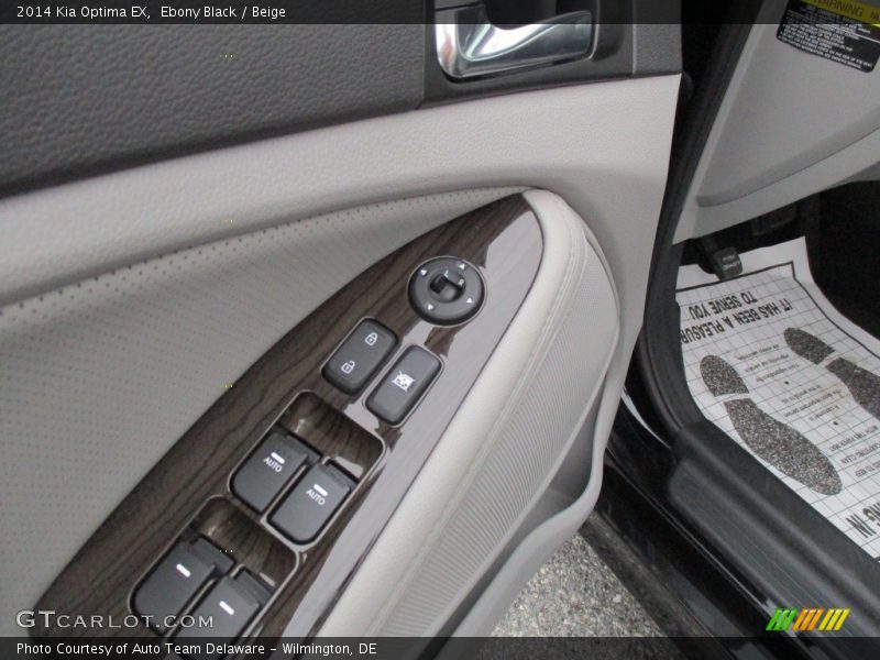 Ebony Black / Beige 2014 Kia Optima EX