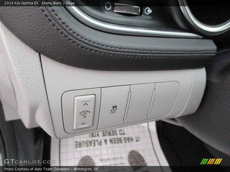 Ebony Black / Beige 2014 Kia Optima EX