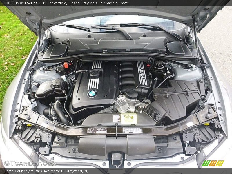 Space Gray Metallic / Saddle Brown 2013 BMW 3 Series 328i Convertible