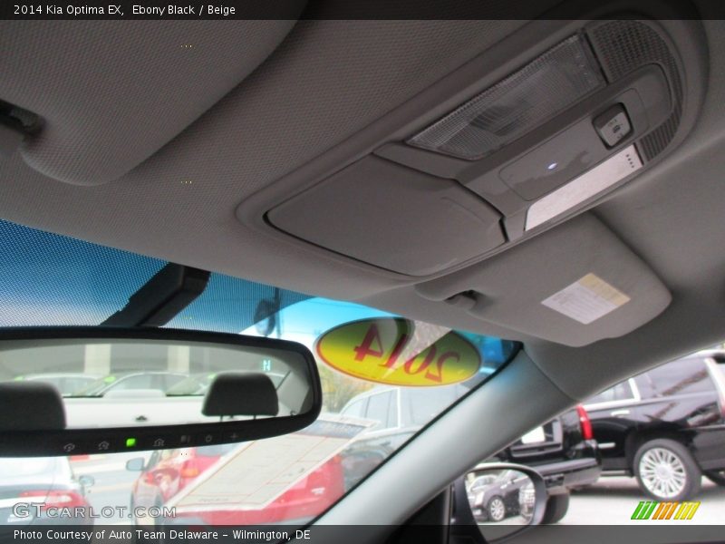 Ebony Black / Beige 2014 Kia Optima EX