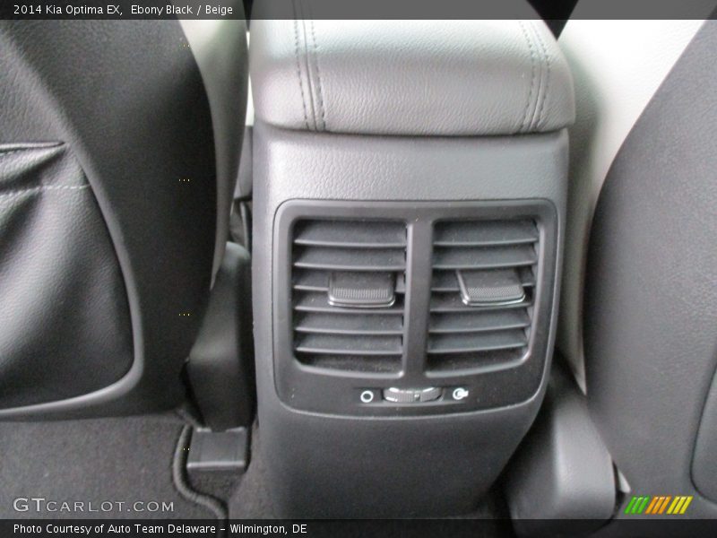 Ebony Black / Beige 2014 Kia Optima EX