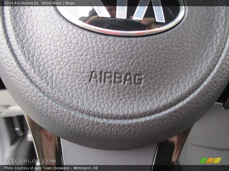 Ebony Black / Beige 2014 Kia Optima EX