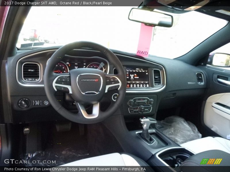 Black/Pearl Beige Interior - 2017 Charger SXT AWD 