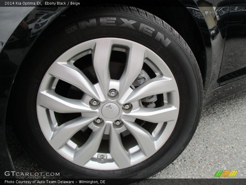 Ebony Black / Beige 2014 Kia Optima EX