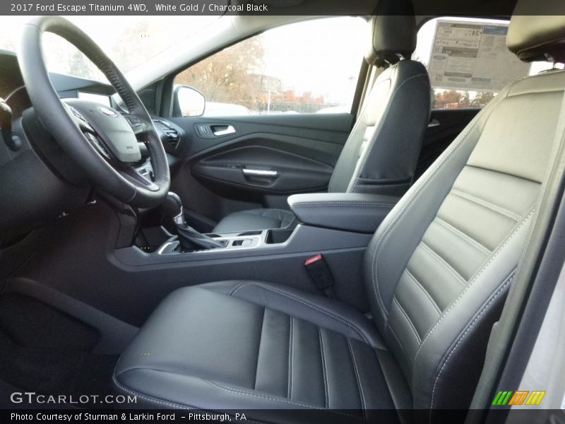 White Gold / Charcoal Black 2017 Ford Escape Titanium 4WD