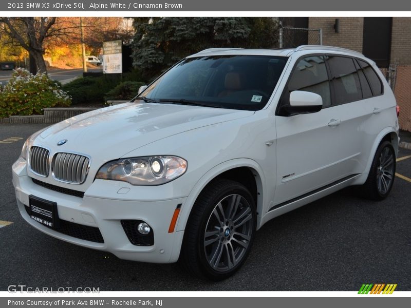 Alpine White / Cinnamon Brown 2013 BMW X5 xDrive 50i