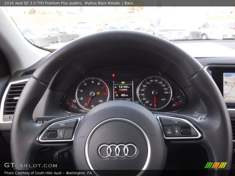 Mythos Black Metallic / Black 2016 Audi Q5 3.0 TFSI Premium Plus quattro