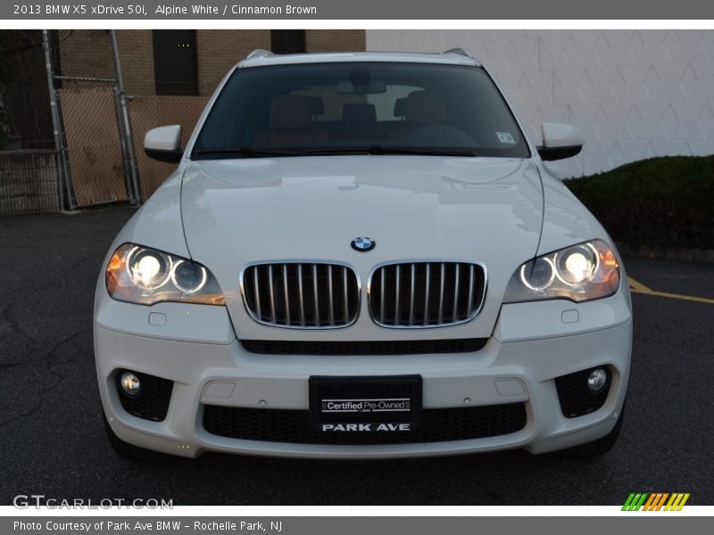 Alpine White / Cinnamon Brown 2013 BMW X5 xDrive 50i