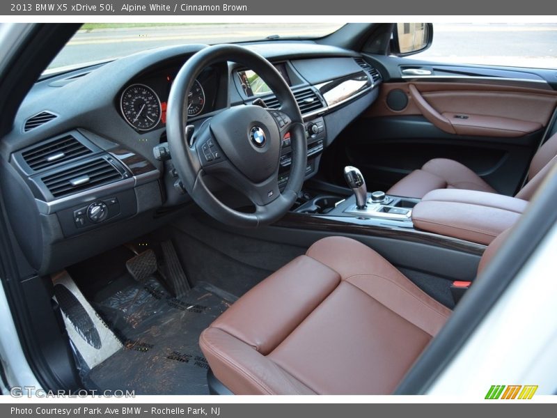 Alpine White / Cinnamon Brown 2013 BMW X5 xDrive 50i