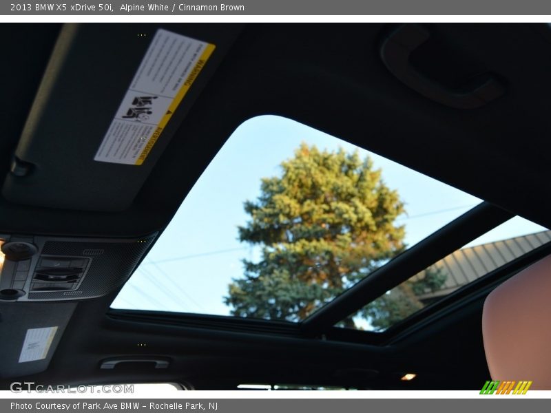 Alpine White / Cinnamon Brown 2013 BMW X5 xDrive 50i