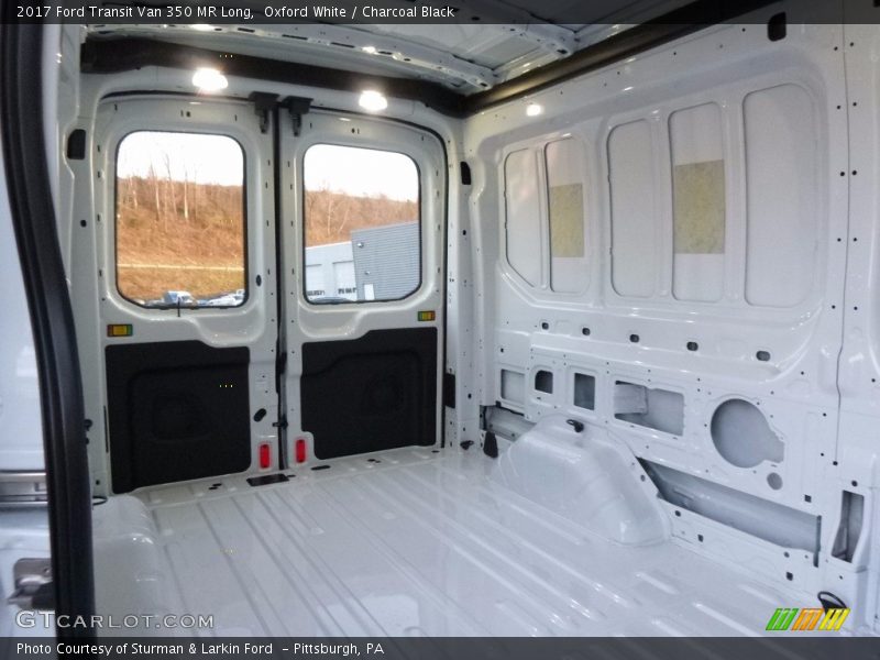 Oxford White / Charcoal Black 2017 Ford Transit Van 350 MR Long