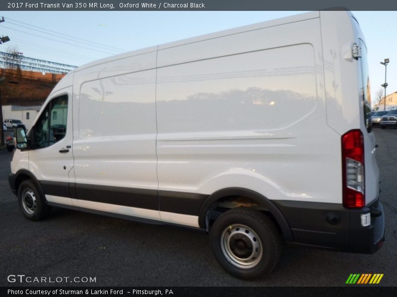 Oxford White / Charcoal Black 2017 Ford Transit Van 350 MR Long