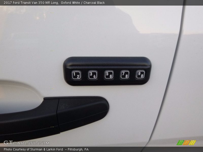 Oxford White / Charcoal Black 2017 Ford Transit Van 350 MR Long