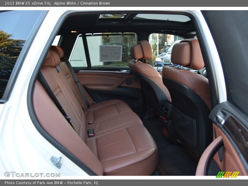 Alpine White / Cinnamon Brown 2013 BMW X5 xDrive 50i