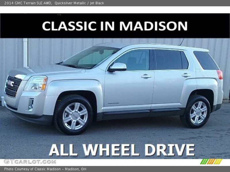 Quicksilver Metallic / Jet Black 2014 GMC Terrain SLE AWD