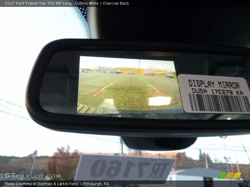 Oxford White / Charcoal Black 2017 Ford Transit Van 350 MR Long