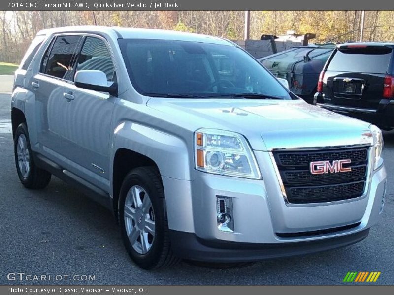 Quicksilver Metallic / Jet Black 2014 GMC Terrain SLE AWD