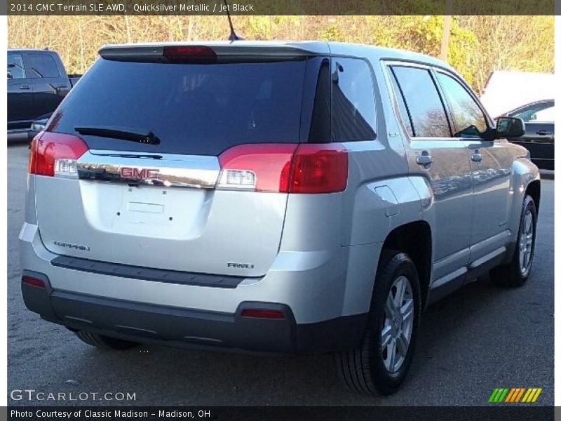 Quicksilver Metallic / Jet Black 2014 GMC Terrain SLE AWD