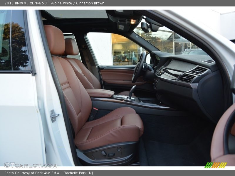 Alpine White / Cinnamon Brown 2013 BMW X5 xDrive 50i