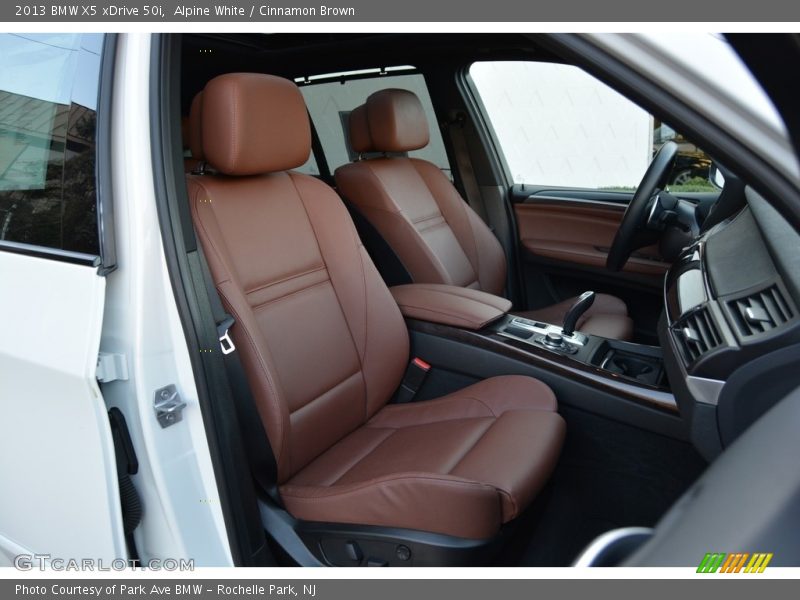 Alpine White / Cinnamon Brown 2013 BMW X5 xDrive 50i