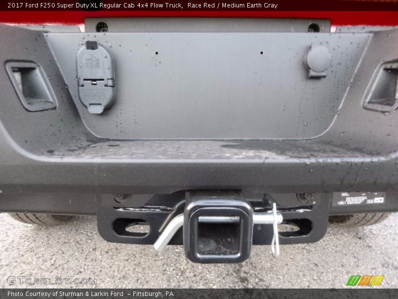 Race Red / Medium Earth Gray 2017 Ford F250 Super Duty XL Regular Cab 4x4 Plow Truck