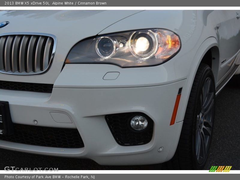 Alpine White / Cinnamon Brown 2013 BMW X5 xDrive 50i