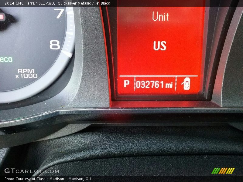 Quicksilver Metallic / Jet Black 2014 GMC Terrain SLE AWD