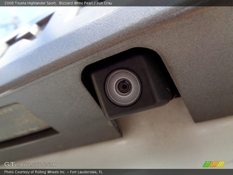 Blizzard White Pearl / Ash Gray 2008 Toyota Highlander Sport