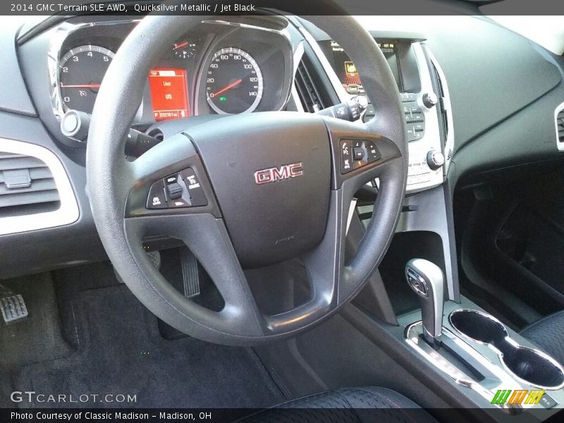 Quicksilver Metallic / Jet Black 2014 GMC Terrain SLE AWD