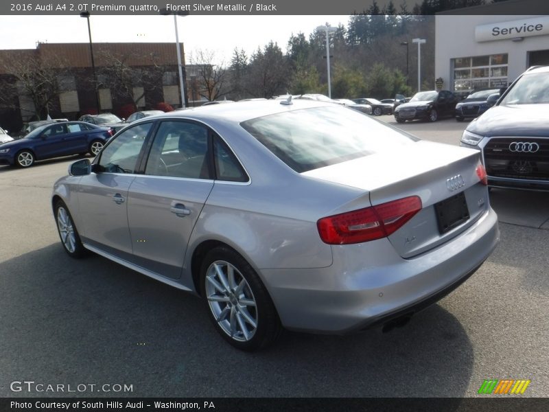 Florett Silver Metallic / Black 2016 Audi A4 2.0T Premium quattro