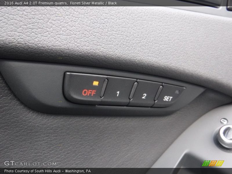 Florett Silver Metallic / Black 2016 Audi A4 2.0T Premium quattro