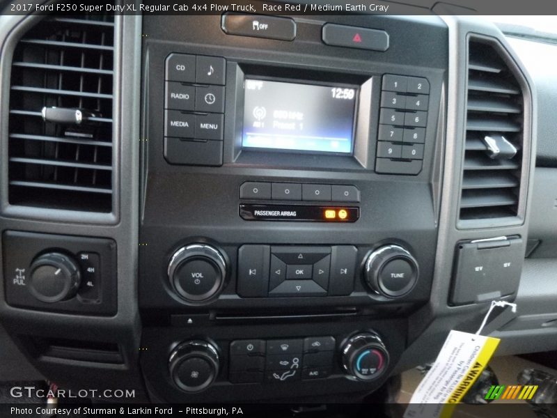 Controls of 2017 F250 Super Duty XL Regular Cab 4x4 Plow Truck