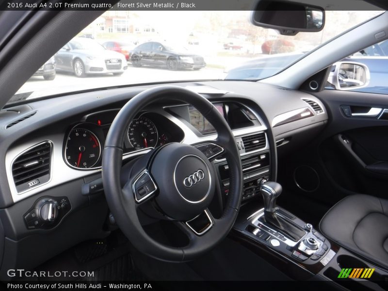 Florett Silver Metallic / Black 2016 Audi A4 2.0T Premium quattro