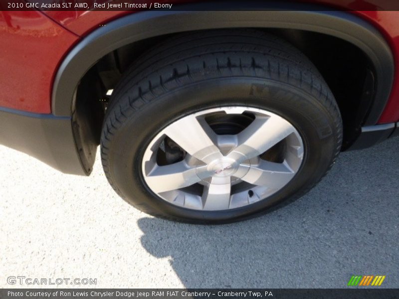 Red Jewel Tintcoat / Ebony 2010 GMC Acadia SLT AWD