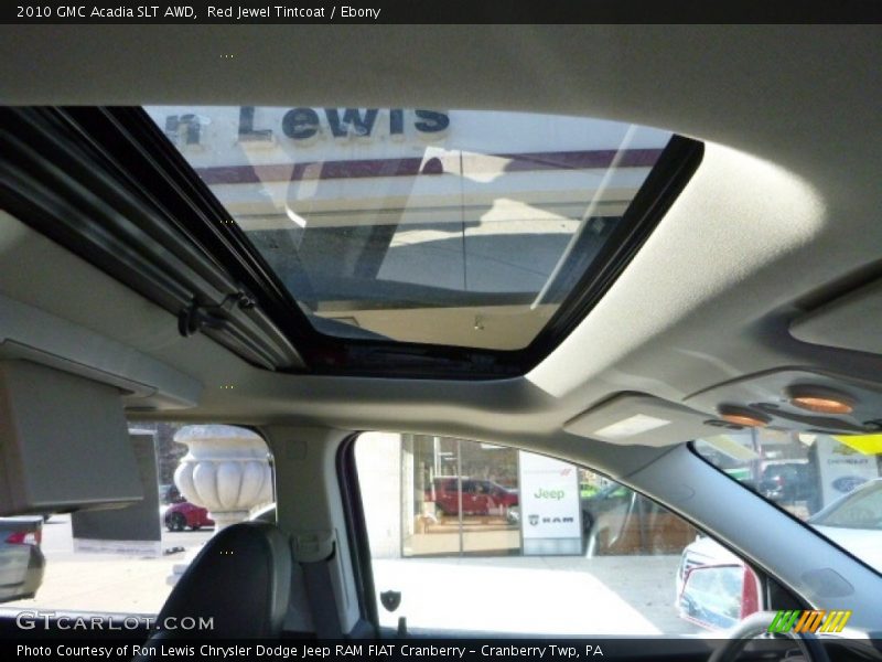 Red Jewel Tintcoat / Ebony 2010 GMC Acadia SLT AWD