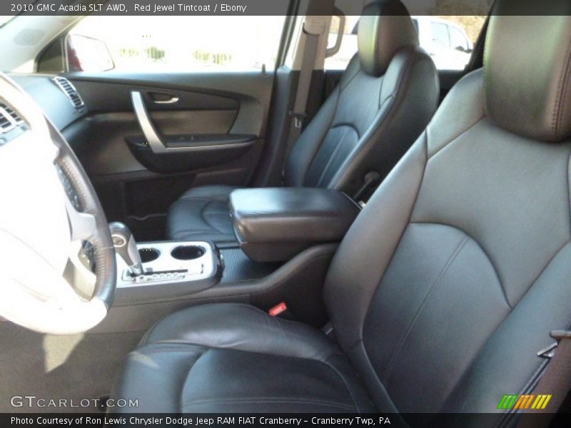 Red Jewel Tintcoat / Ebony 2010 GMC Acadia SLT AWD