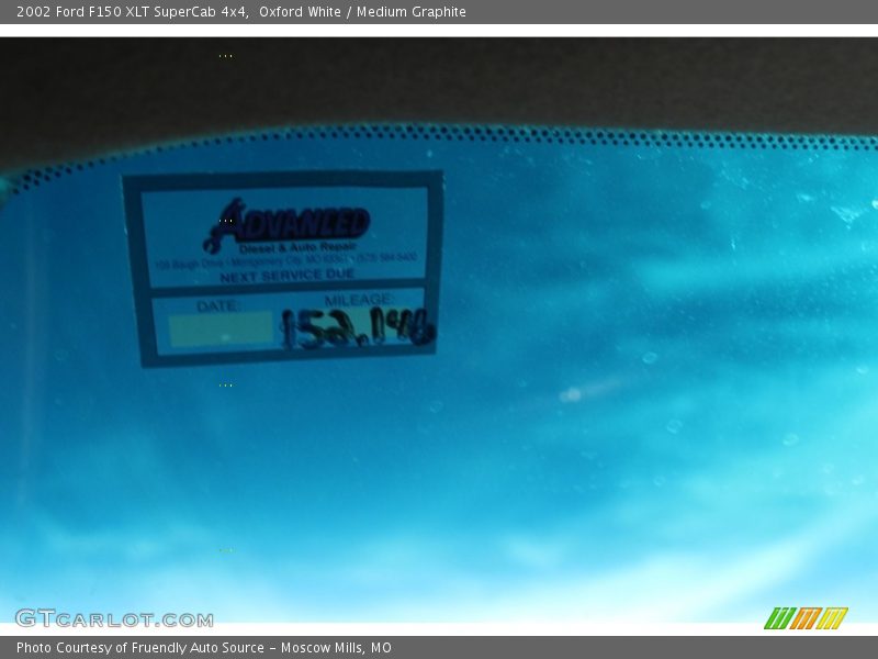 Oxford White / Medium Graphite 2002 Ford F150 XLT SuperCab 4x4