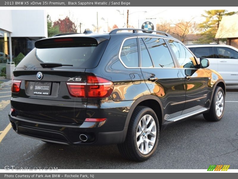 Black Sapphire Metallic / Sand Beige 2013 BMW X5 xDrive 35i Premium