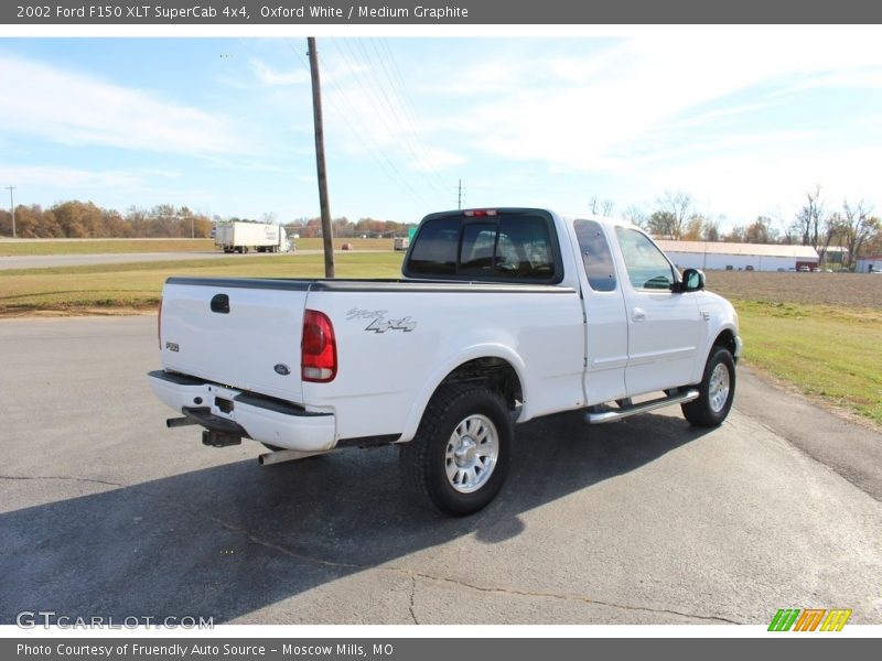 Oxford White / Medium Graphite 2002 Ford F150 XLT SuperCab 4x4
