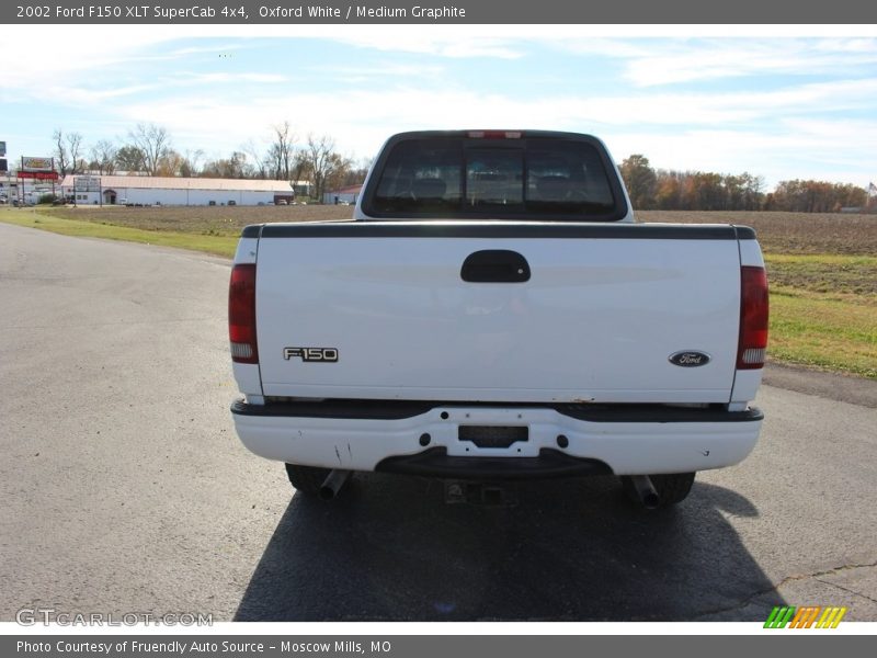 Oxford White / Medium Graphite 2002 Ford F150 XLT SuperCab 4x4