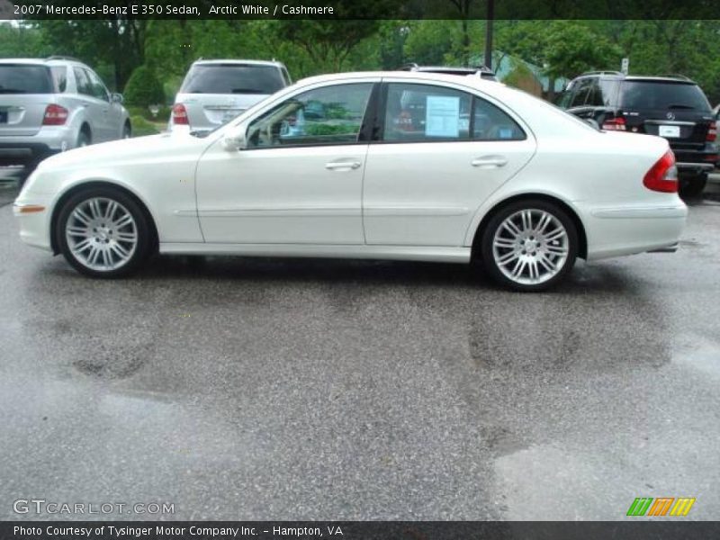 Arctic White / Cashmere 2007 Mercedes-Benz E 350 Sedan