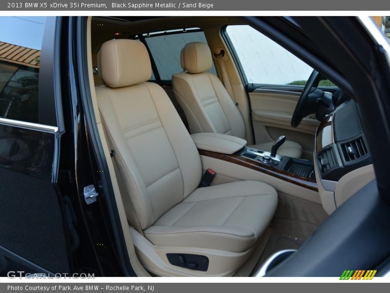 Black Sapphire Metallic / Sand Beige 2013 BMW X5 xDrive 35i Premium