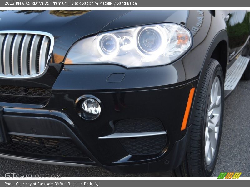 Black Sapphire Metallic / Sand Beige 2013 BMW X5 xDrive 35i Premium